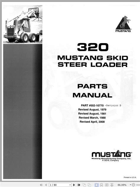 79 mustang 320 skid steer hydro parts|mustang skid steer heater parts.